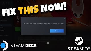 Steam Deck Hollow Knight Silksong Non-Steam No Licenses Fix