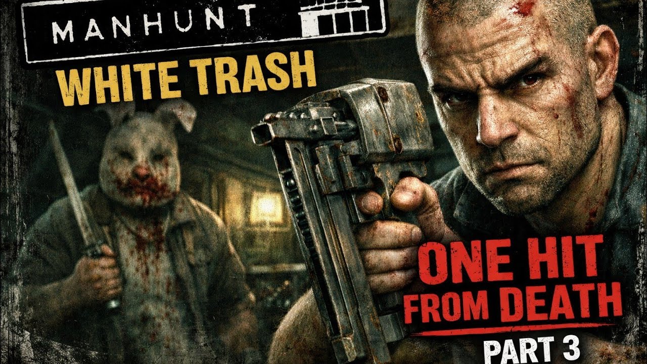 Manhunt – White Trash (Final Half) Escaping With Almost No Health