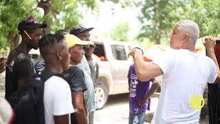 HAITI EARTHQUAKE KREYOL LA Helping Victims at Lazil (Abricot ,Changieux , Honoré )