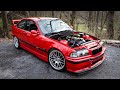 Building a BMW E36 M3 + LS Swap in 10 Minutes!