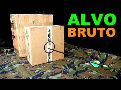 🎯 Como fazer ALVO para ARCO E FLECHA / BALESTRA / CROSSBOW - Custo ZERO