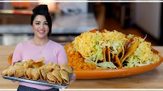 How to make The BEST Ground BEEF Tacos Dorados | Views on the road Deep Fried Hard Shell Tacos