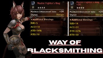 Wizardry Variants Daphne Way of Blacksmithing