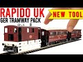 Amazingly detailed rapido ger j70 tram pack  unboxing  review