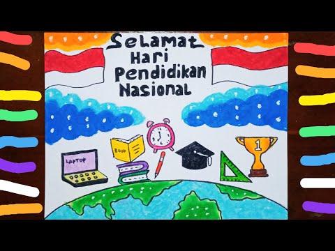 Cara Membuat Poster Hari Pendidikan Nasional - HARDIKNAS