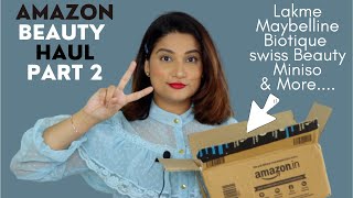Amazon Beauty Haul Part 2 | Online Shopping Haul | Amazon India