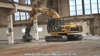 JCB factory demolition JS220