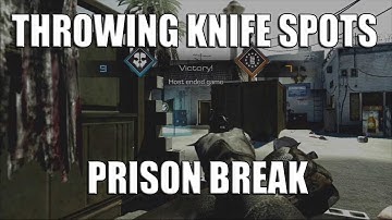 Prison Break Throwing Knife Bomb Spots | Call of Duty Ghosts Guide