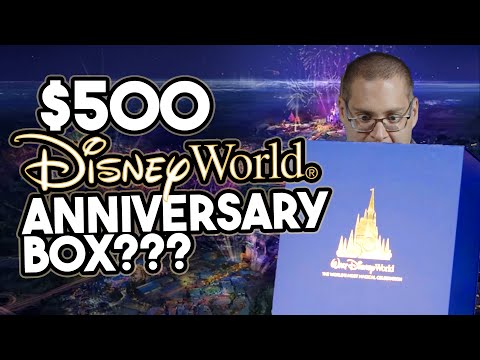 Unboxing the $500 Walt Disney World 50th Anniversary Box from