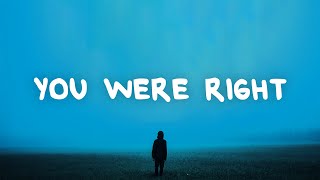 Jacob Lee - You Were Right (Lyrics)