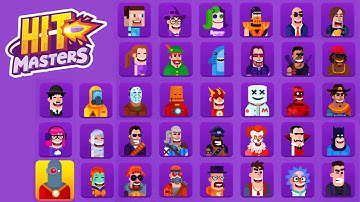 HITMASTERS ALL CHARACTERS AND OUTFITS UNLOCKED ALL LEVELS 80 GAMEPLAY WALKTHROUGH PART 6