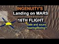 16th Flight Explained. Ingenuity helicopter. Sol 268. Clouds on Mars Sol 173-264.