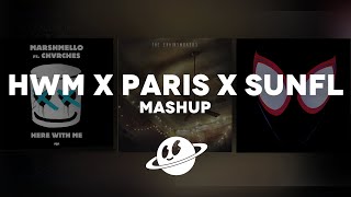 PARIS x SUNFLOWER x HERE WITH ME [Mashup] | The Chainsmokers, Post Malone, Marshmello, CHVRCHES,