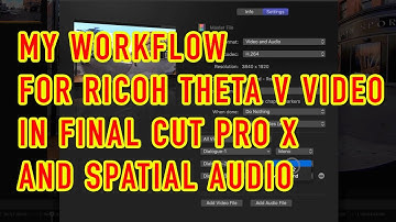 My Workflow Ricoh Theta V & Spatial Audio in FCPX