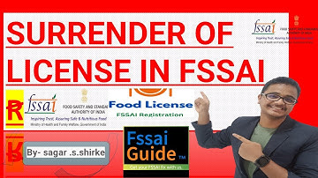 "Step-by-Step Guide: How to Surrender Your FSSAI License Easily" @FSSAI_GUIDE@fssai_india
