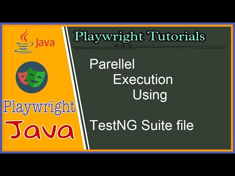 #tutorials 9 || Playwright Java || How to run playwright test parallel ...