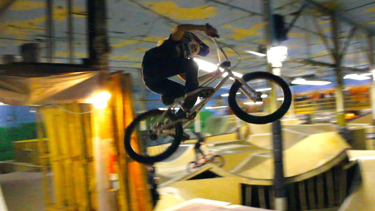 Awesome Indoor Bike Park!!! YouTube