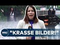 UNWETTER: "Rette sich wer kann!" Hagel, Sturm, Starkregen! Bayern und Baden-Württemberg lahmgelegt!