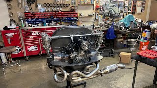 VW 1914 strip-strip 175HP engine first start & dyno