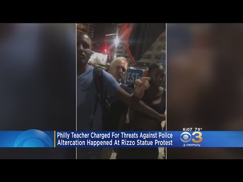 Philly Teacher Charged For Threats Against Police At Rizzo Statue Protest
