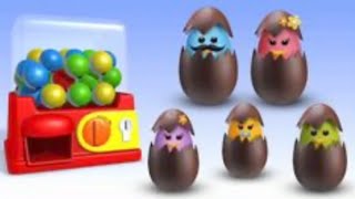 Chocolate Egg Finger Family Song Daddy Finger Rhyme Recreation, Requested X2