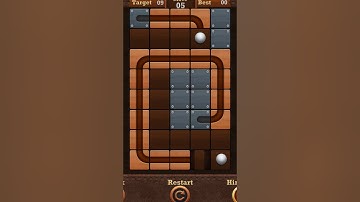 Roll the Ball: slide puzzle 2 - Basic C Level 19 walkthrough