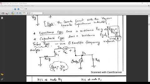 Microelectronic Circuits; Frequency response of cascode amplifier; Class 30 part 2