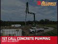 Why alliance  1st call concrete pumping