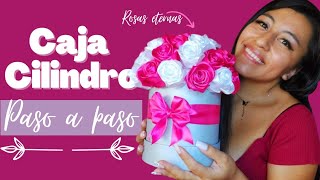 Caja Cilindro Para Rosas Eternas DIY Paso a Paso