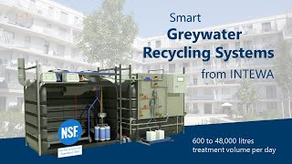 Preassembled greywater recycling systems for the commercial sector