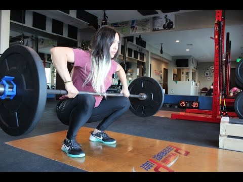 Barbell Stretch for Ankle Mobility