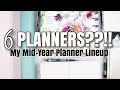 How Many Planners Am In Currently? MID YEAR PLANNER LINEUP | At Home With Quita