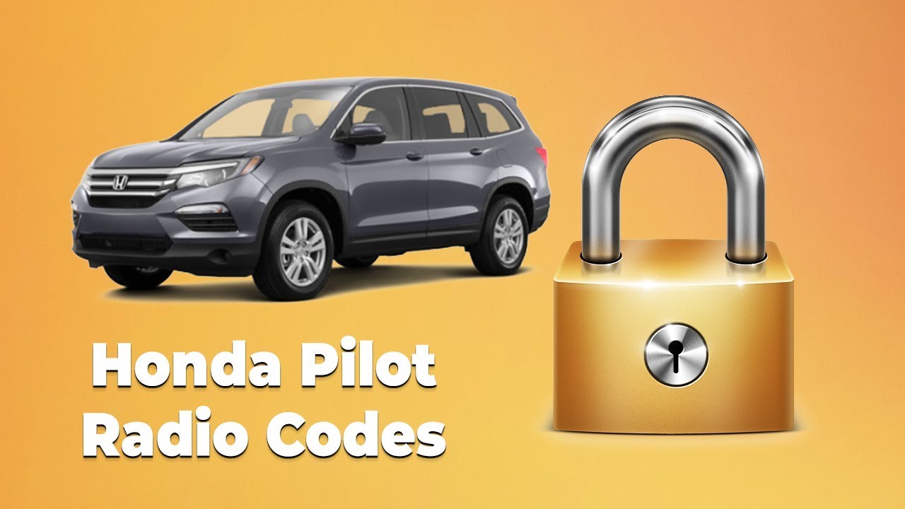 How To Get A Honda Pilot Radio Code Online In Minutes - YouTube