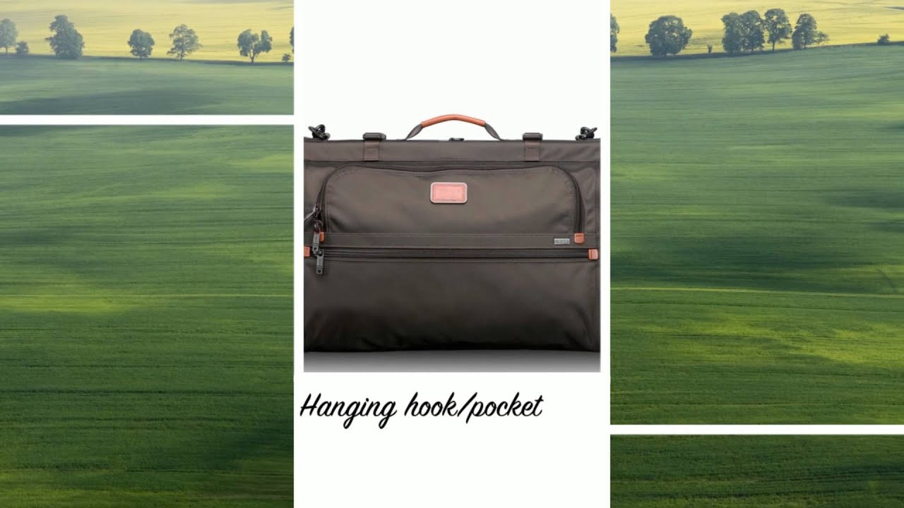 Tumi Alpha Tri-Fold Carry-On Garment Bag Luggage Online - YouTube
