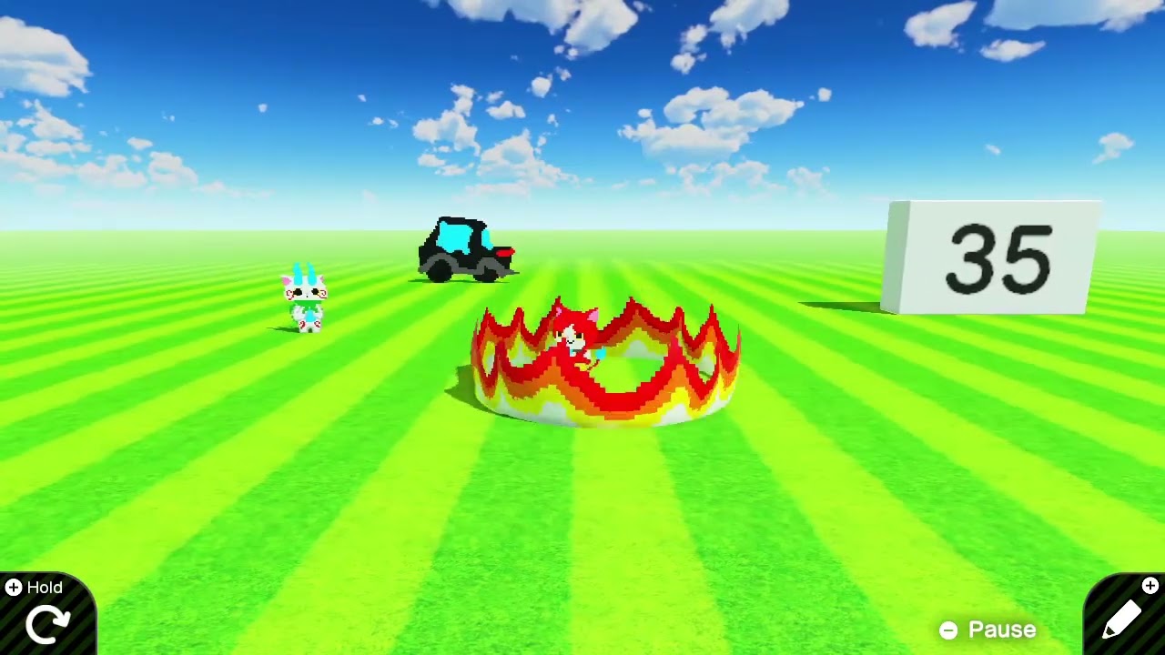 Yo-Kai Watch Blasters in game builder garage update: Summoning allies (more detail in comments)