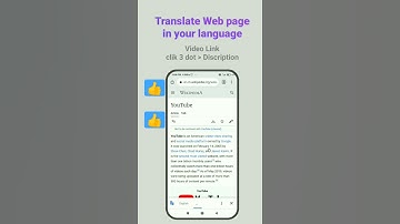 #shorts translate Web page in your Language short