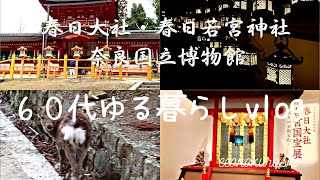 ６０代ゆる暮らし｜奈良・大人の遠足｜春日大社｜春日若宮神社｜奈良国立博物館｜【eco 暮らしvlog #35】