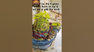 #सावन में शिवजी पर इस चीज़ में डुबाकर शमीपत्र चढ़ाएँ #viral #shortvideo