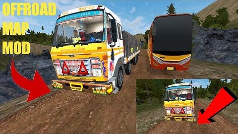 New Extreme Offroad map Mod for bus simulator Indonesia video|Ramesh krc gaming|mod map bussid 3.7.1