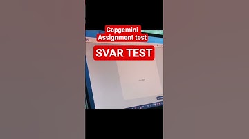 Capgemini Assignment test 🔥 | SVAR Test | english communication test  | #Capgemini #tcs #subscribe