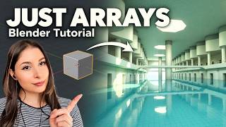 Full Build an Endless Poolroom in Blender with Arrays - Tutorial Guide