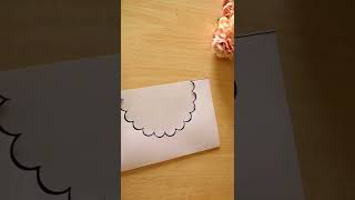 Easy teacher's day greeting card at home | white paper greeting card #shorts #youtubeshorts