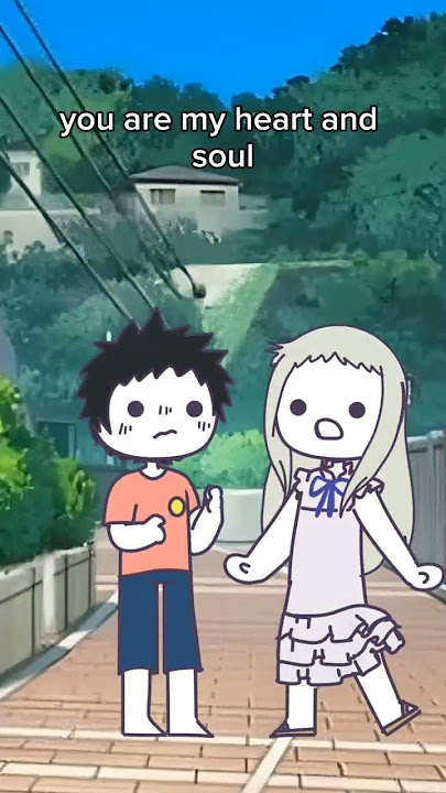 every anime protagonist ever 🌸💀#anohana #anime #fananimation