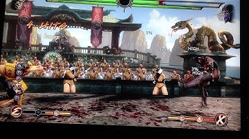 MORTAL KOMBAT 9 ultimate sub zero - scorpion tag team combos