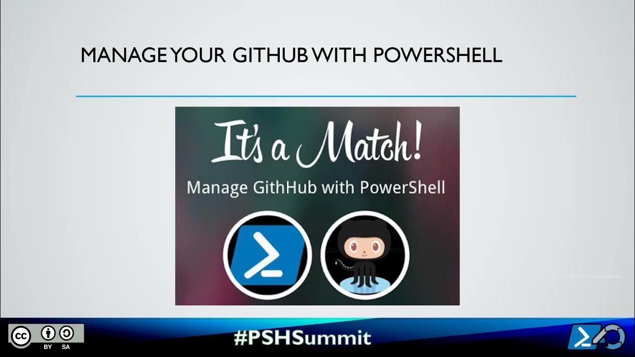 Manage GitHub with PowerShell - YouTube