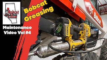How to grease a bobcat skid steer