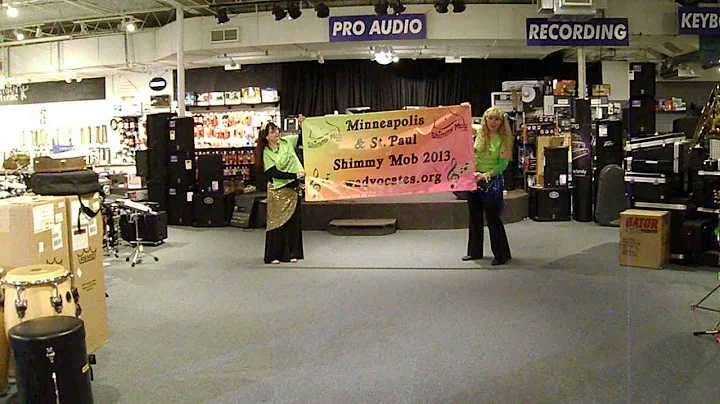 Shimmy Mob 2013 Minneapolis and St. Paul Groth Mus...