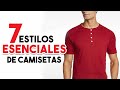 7 Tipos De Camisas ESENCIALES Que Todo Hombre Debe Tener | Cómo Usar Camisetas | Camisas De Botones