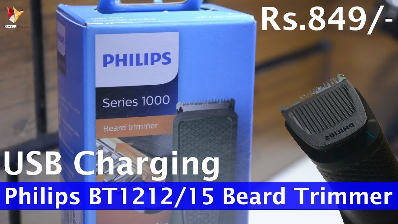 beard trimmer usb charging
