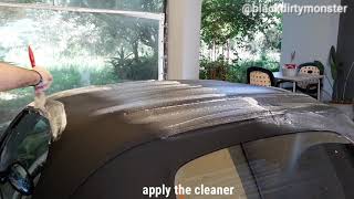 Tutorial -  How to clean and protect your convertible soft top  - MX5 NC screenshot 4